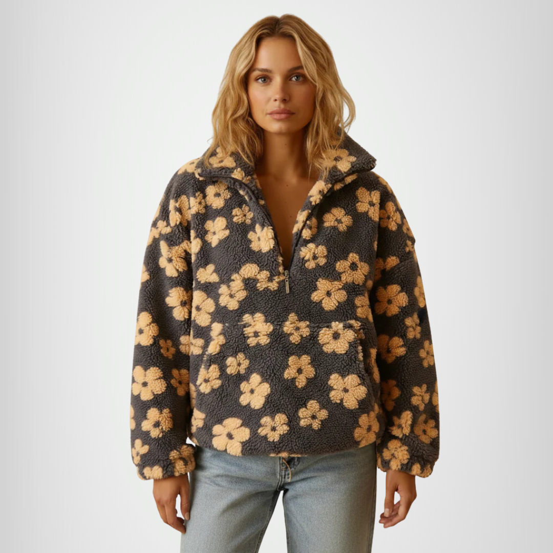 Deysi| Suéter polar de flores