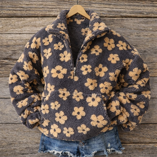 Deysi| Suéter polar de flores