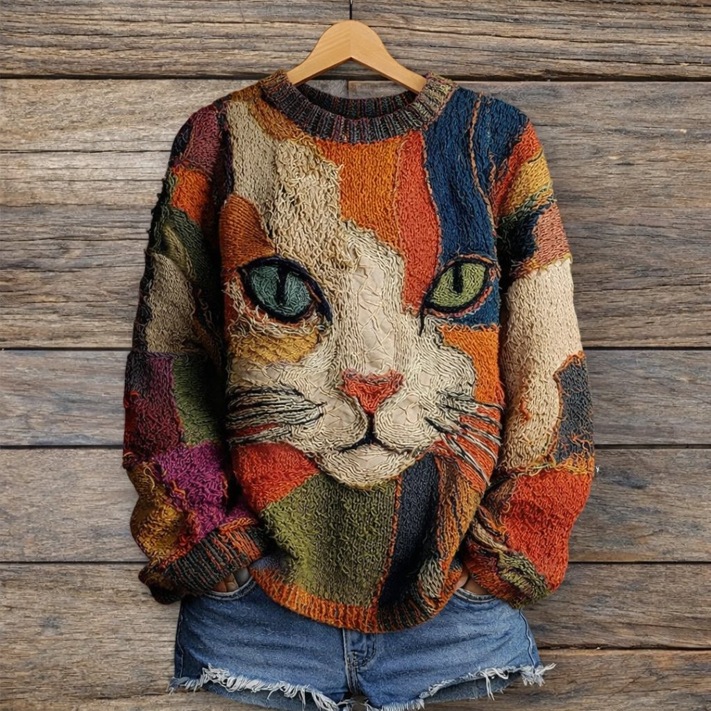 Tania | Top artístico con gato