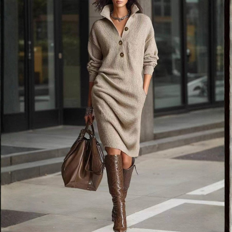 DAMARIS | Vestido elegante de punto