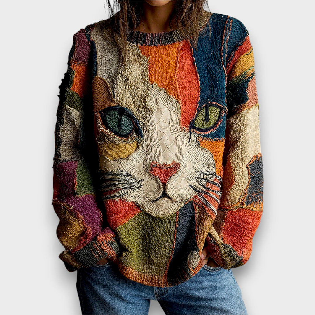 Tania | Top artístico con gato